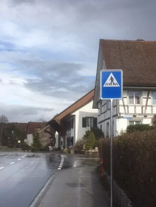 Fussgängerstreifen in Dörflingen