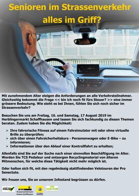 Senioren im Strassenverkehr