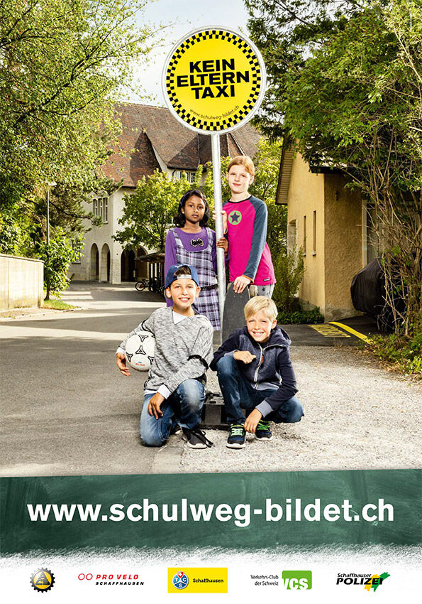 Schulwegkampagne 2018 «kein Elterntaxi»