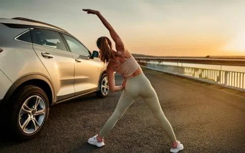 Entspannungsübungen für lange Fahrten