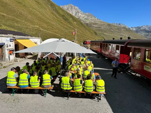 TCS – Jubiläums Herbstausflug 2023 Mit der Dampfbahn über die Furka