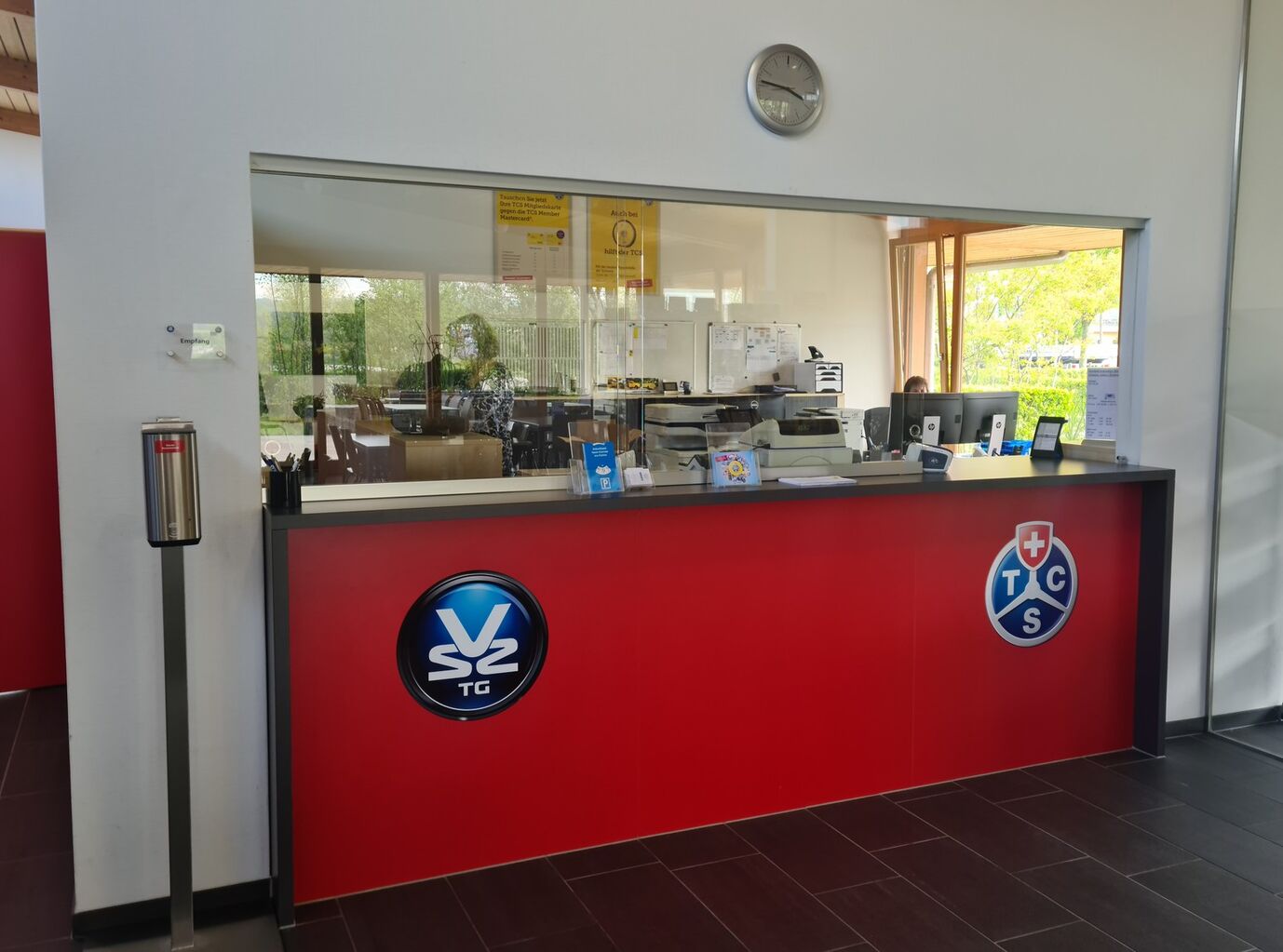 Die TCS-Kontaktstelle Weinfelden innen