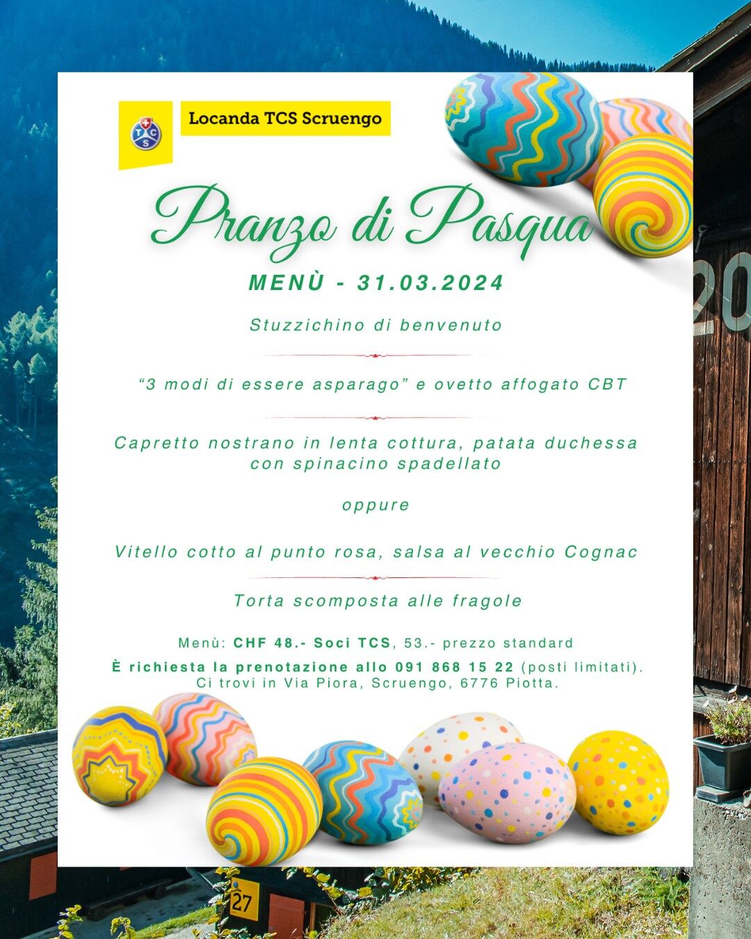 Menu di Pasqua 2024