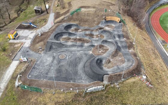 Pumptrack Capriasca in costruzione!