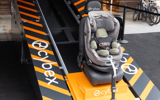 Il Simulatore di collisione Auto Cybex.