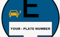 E-plaquette bleue Allemagne