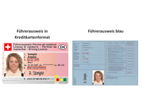 Umtausch blauer Führerausweis