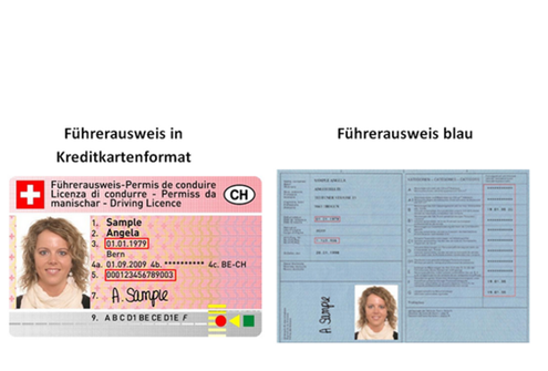 Umtausch blauer Führerausweis