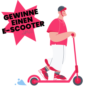 Gewinne einen E-Scooter