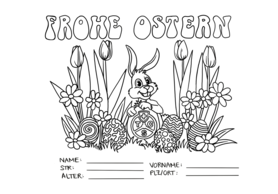 Ausmalbild Osterwettbewerb TCS Zürich
