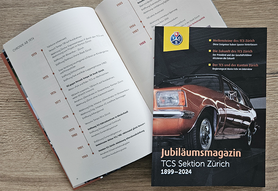Jubiläumsmagazin TCS Sektion Zürich