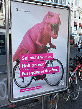 Plakat Fair im Verkehr