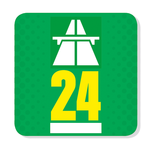 Autobahnvignette 2024