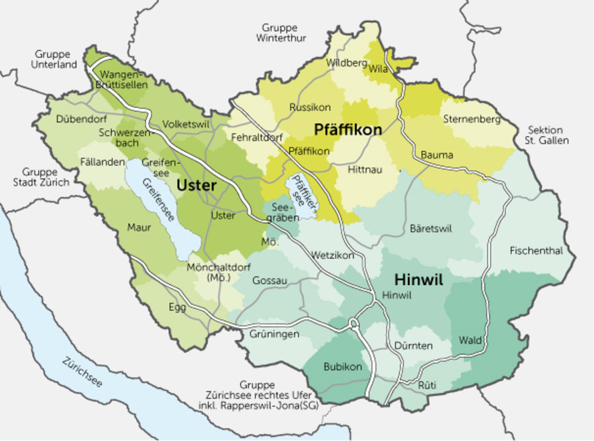 Bezirke & Gemeinden - TCS Schweiz
