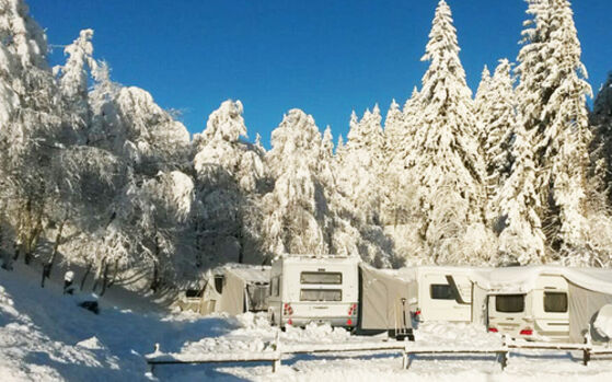 Wintercamping in Flims