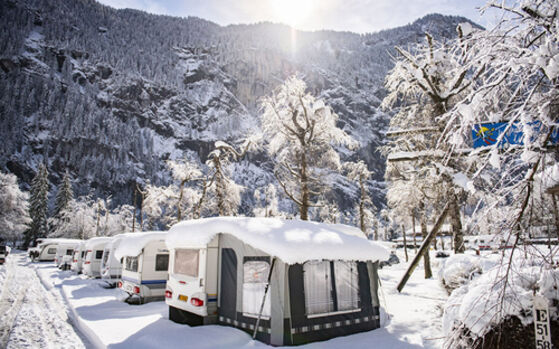 Wintercamping Jungfrau Lauterbrunnen