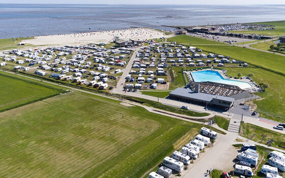 Campingplatz am Nordseestrand / Bild: Campingplatz Nordseestrand pincamp.de