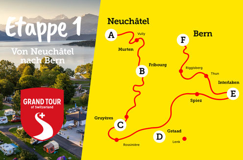 TCS Camping Grand Tour of Switzerland: Neuchâtel – Bern