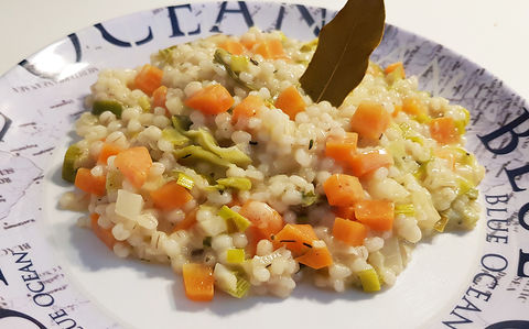 Camping-Insider ricetta: Orzotto alle verdure