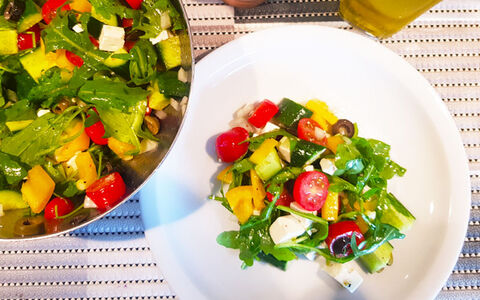 Camping-Insider ricetta: Insalata greca