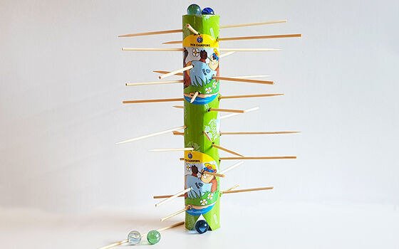 Bricoler puis jouer: Jeu de billes Mikado
