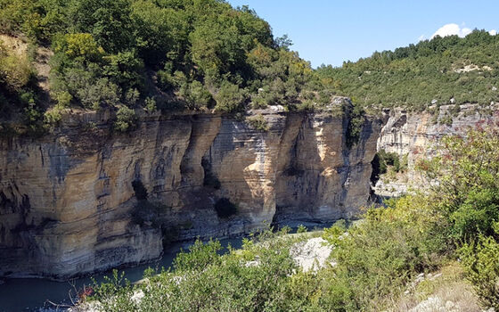 Osum-Canyon 80 km südöstlich von Berat