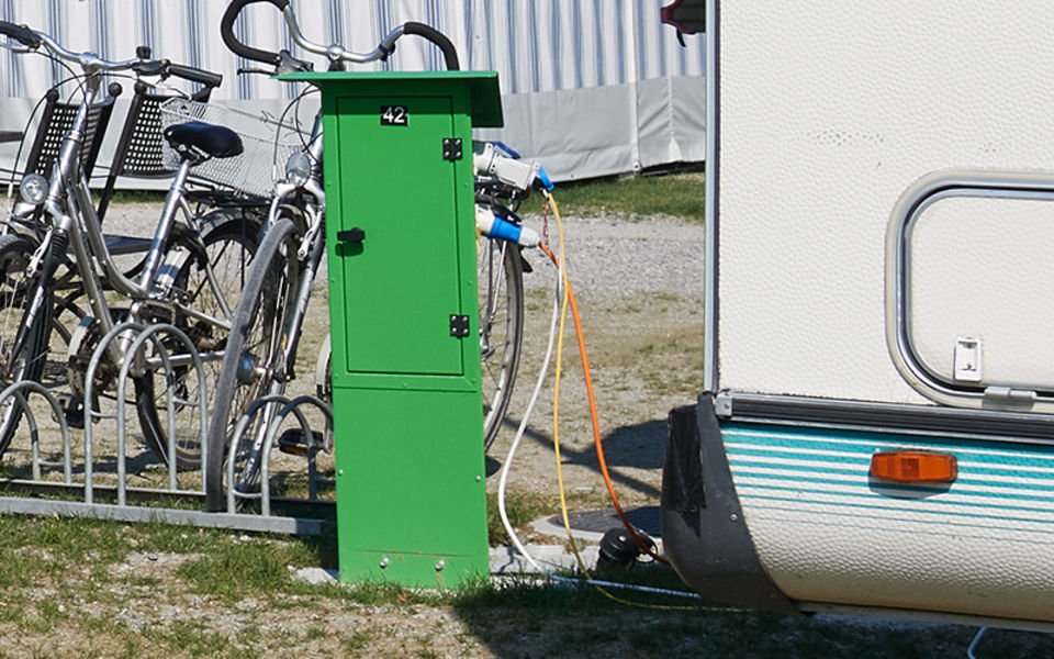 Alimentation électrique sur le terrain de camping - TCS Suisse