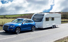 Charge d’appui de l’attelage voiture-caravane