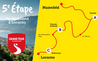 5e étape: Camping Grand Tour of Switzerland Maienfeld - Locarno