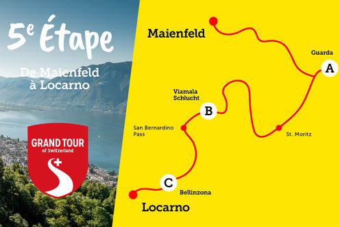 TCS Camping Grand Tour of Switzerland: Maienfeld - Locarno
