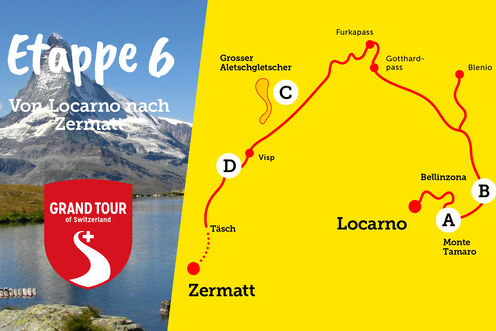 TCS Camping Grand Tour of Switzerland: Locarno - Zermatt