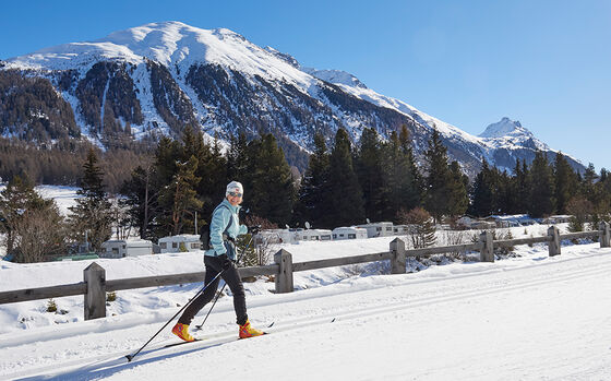 Wintercamping TCS Camping Samedan