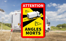 France : Autocollant "Attention angles morts" obligatoire pour les camping-cars de plus de 3.5 t