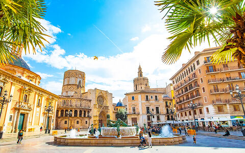 Valencia Plaza de la virgen