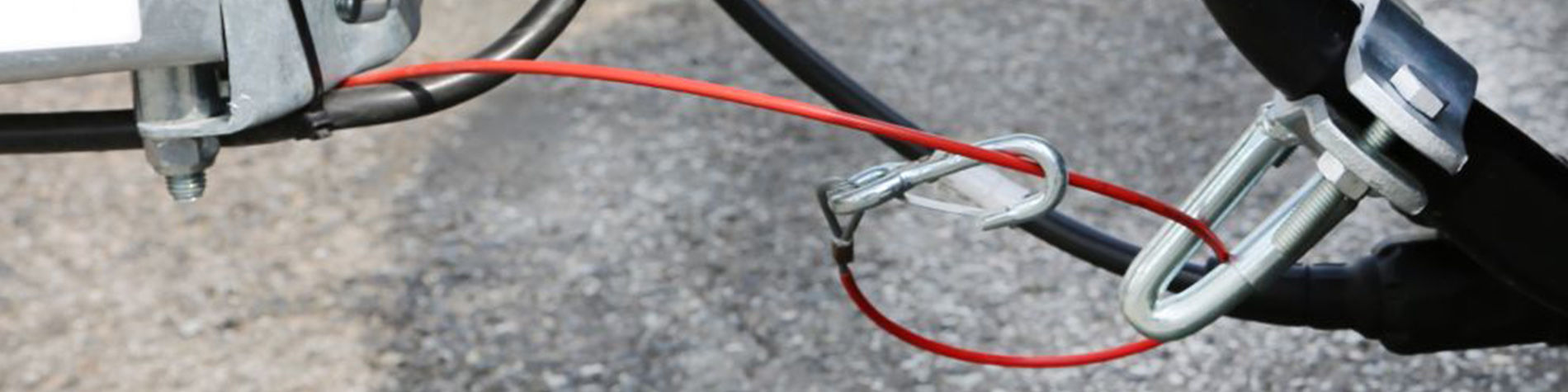 Dilwe Câble de remorquage en acier Câbles de sécurité pour