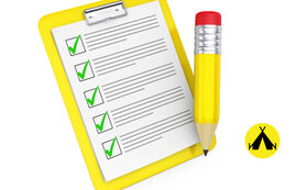 Check-list per attrezzatura di base per il campeggio