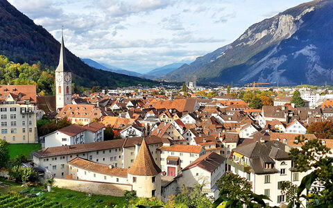 Ausblick auf Chur