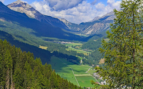 Blick ins Val Müstair