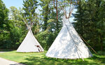 Tipi Aussenaufnahme (2 Tipis)