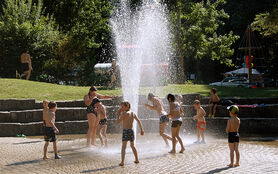 Wasserspiel TCS Camping Salavaux