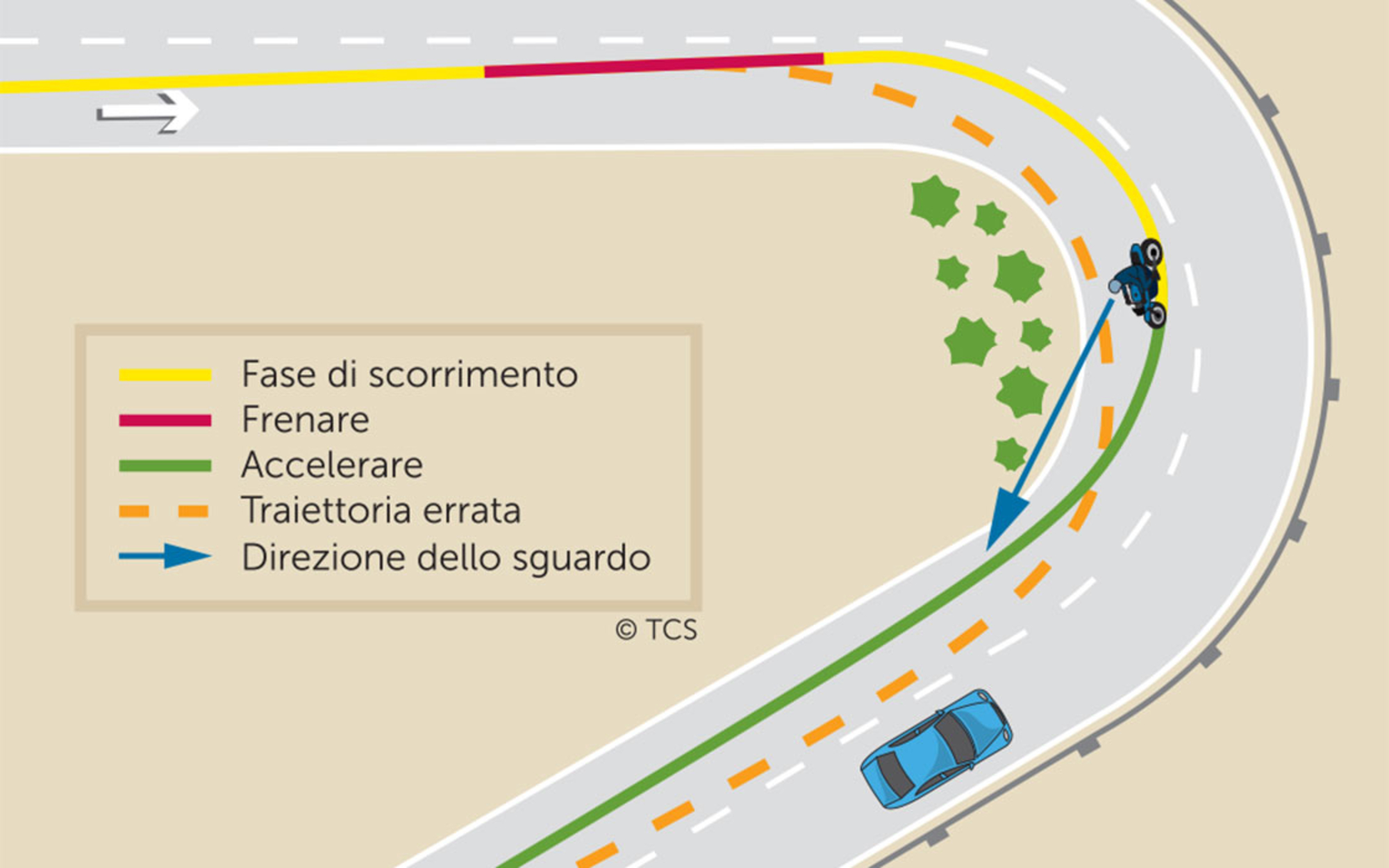 Guidare Sicuri In Curva Tcs Svizzero