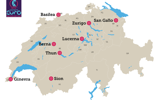 Stadi dell'UEFA WOMEN'S EURO 2025