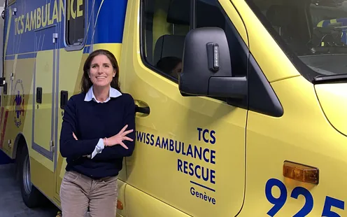 Interview mit Fiona Schreve Bloem, Direktorin TCS Ambulance Genf 