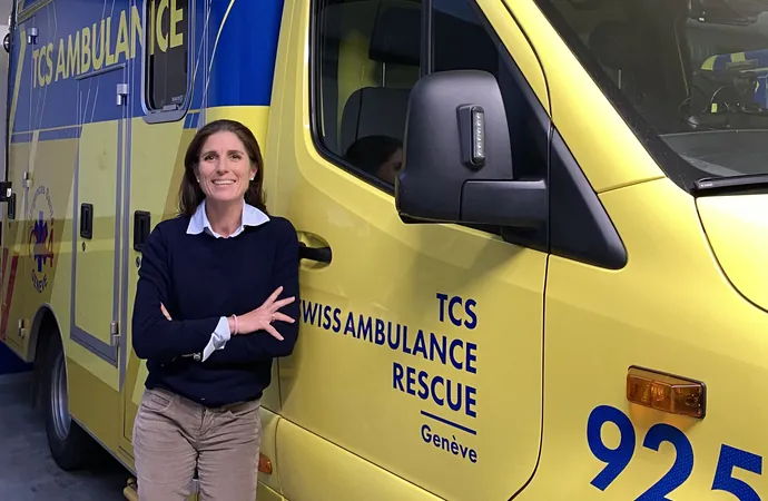 Entretien avec Fiona Schreve Bloem, directrice de TCS Ambulance Genève 