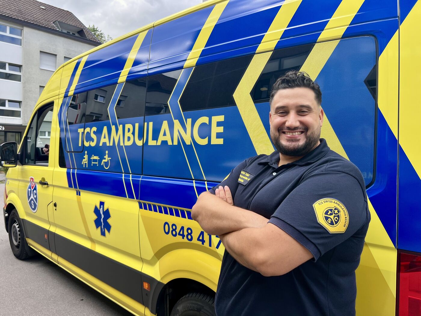 Ibrahim Salah, Responsable d’exploitation TCS Ambulance Services Mittelland