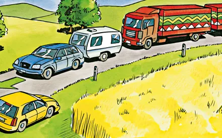 Richtig und sicher auf Bergstrassen fahren