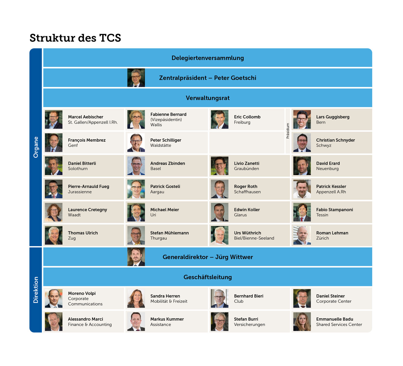 Struktur des TCS