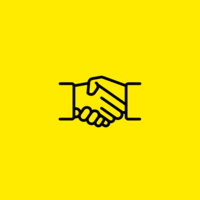 La stretta di mano come simbolo di collaborazione, cooperazione e fiducia.