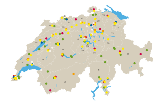 Sites et Sections du TCS