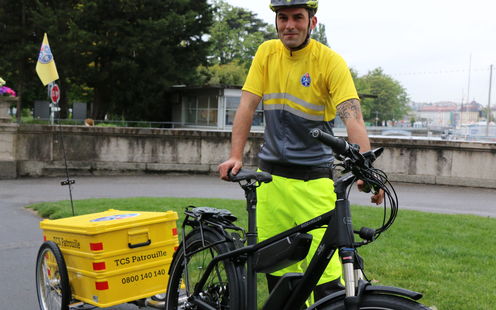 TCS in Zürich und Genf jetzt auch auf E-Bikes unterwegs